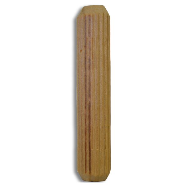 3/8 X 2 Dowel Pin Fluted Birch Raw