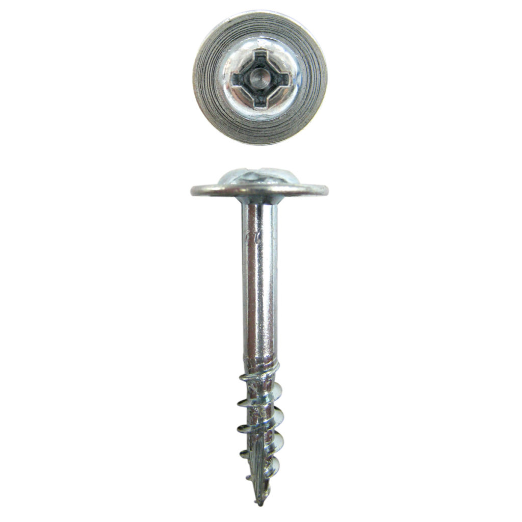 8-11 X 1 1/4 Large Round Washer Head Wood Screw, Phillips