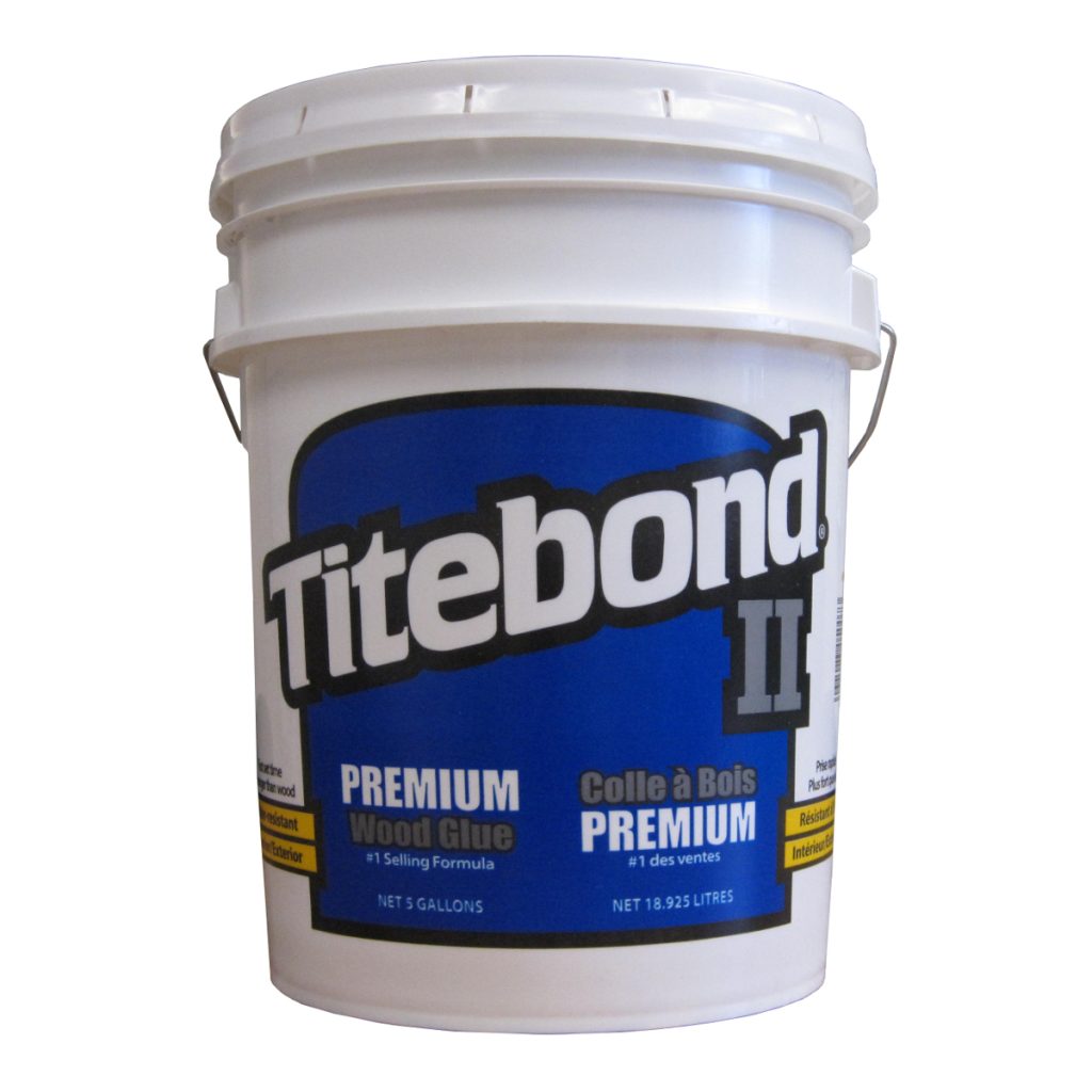 TITEBOND® II Premium Wood Glue, Yellow, 5 Gallon Pail Rapid Start
