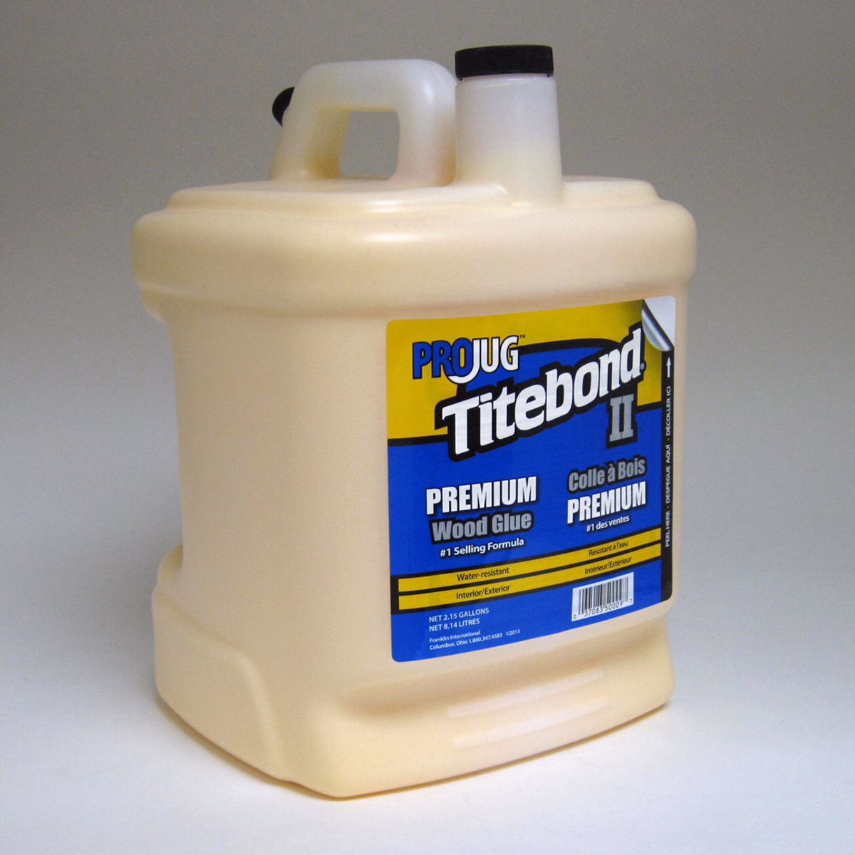 TITEBOND® II Premium Wood Glue, Yellow, 2.15 Gallon PROJug - Rapid Start