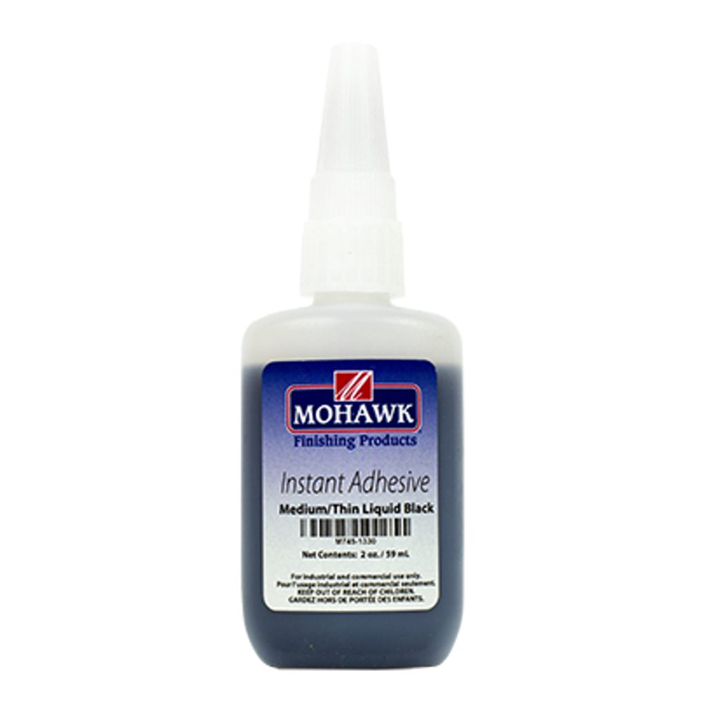 MOHAWK® CA Glue, MediumThin, Black, 2oz Rapid Start