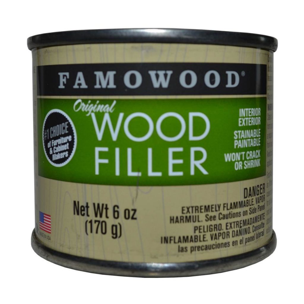 FAMOWOOD® Original Red Oak Wood Filler, 6oz Rapid Start