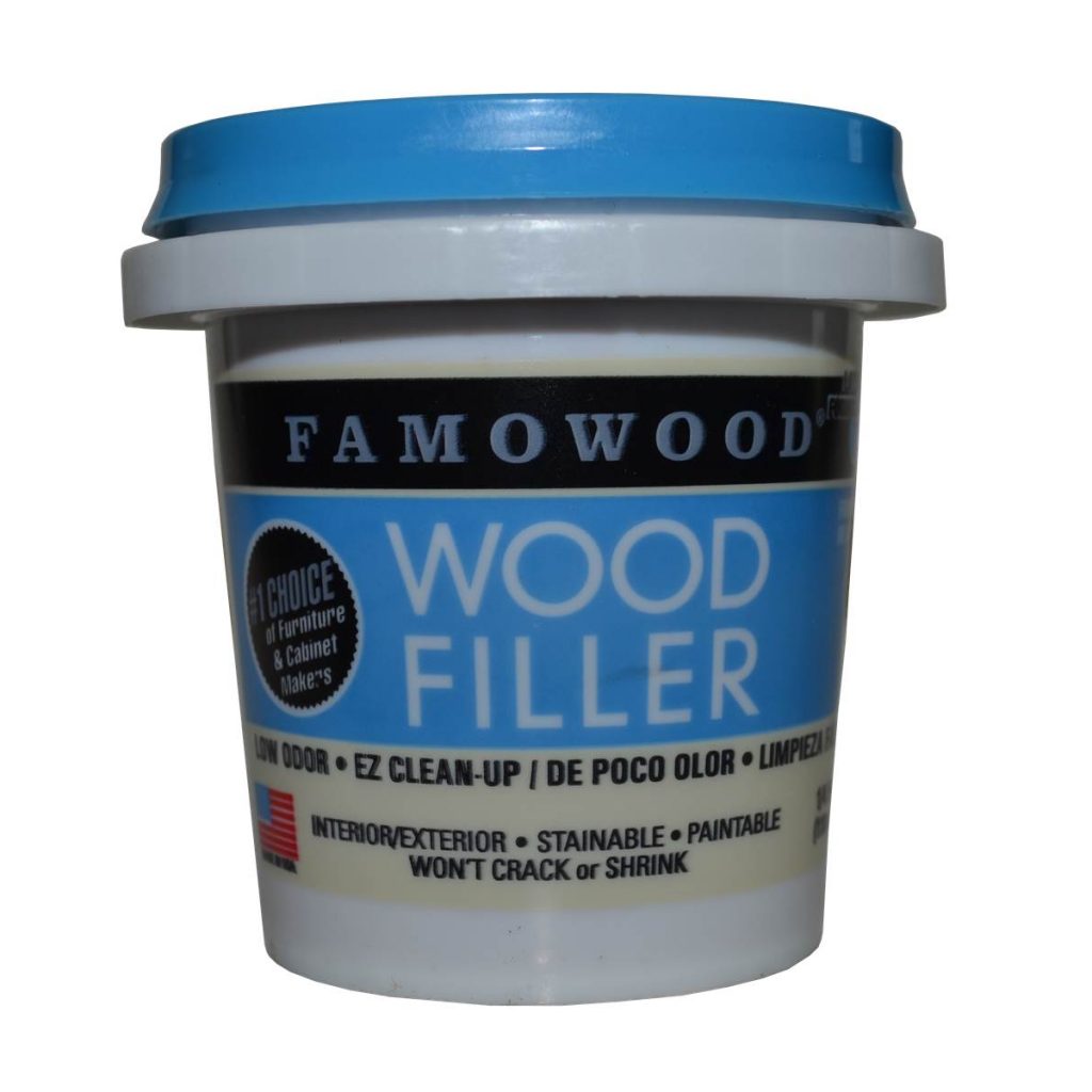 FAMOWOOD® Latex Natural Wood Filler, 6oz Rapid Start