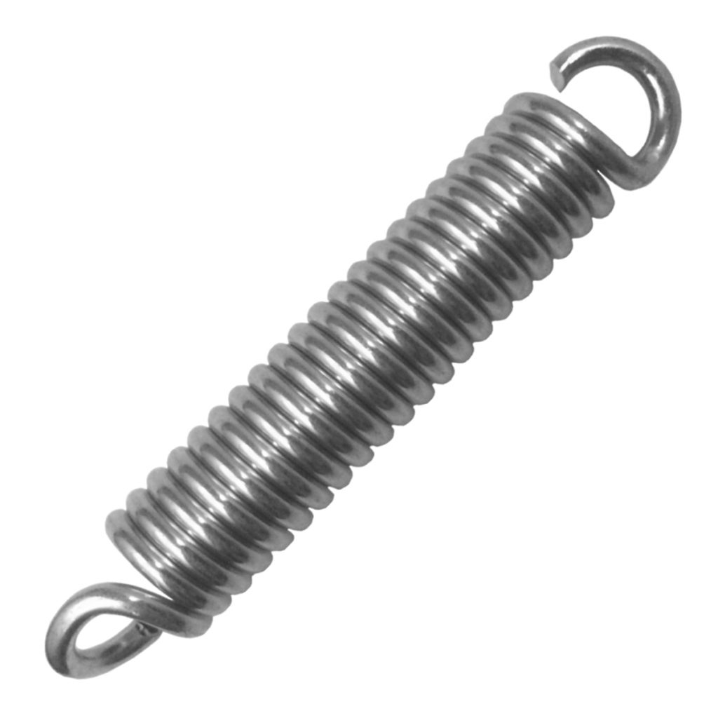 7" Heavy Duty Swing Spring, Steel, Zinc Rapid Start